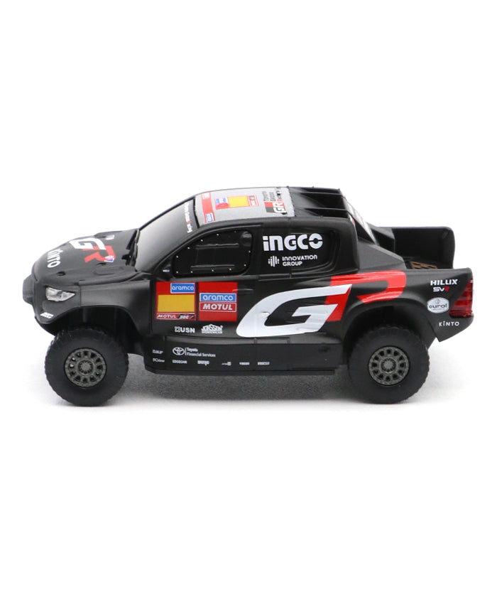 Toyota GR HILUX Dakar 1:64 Pullback car