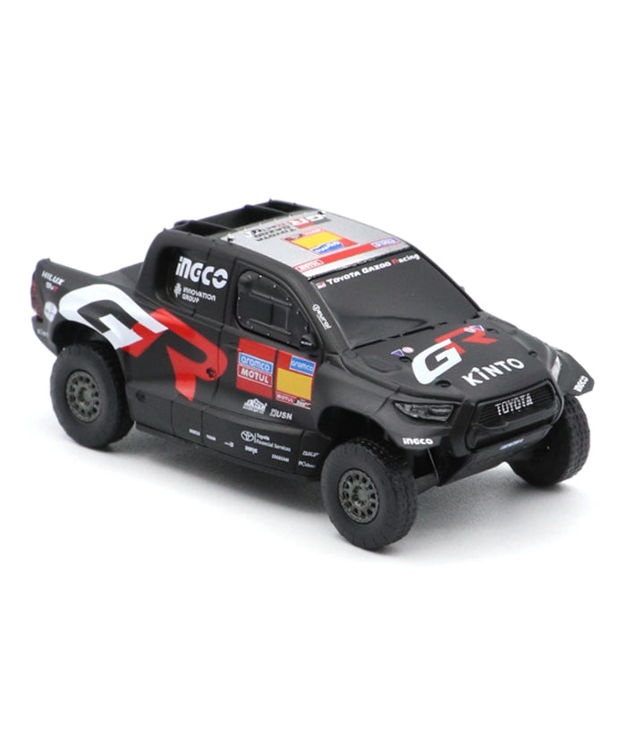 Toyota GR HILUX Dakar 1:64 Pullback car