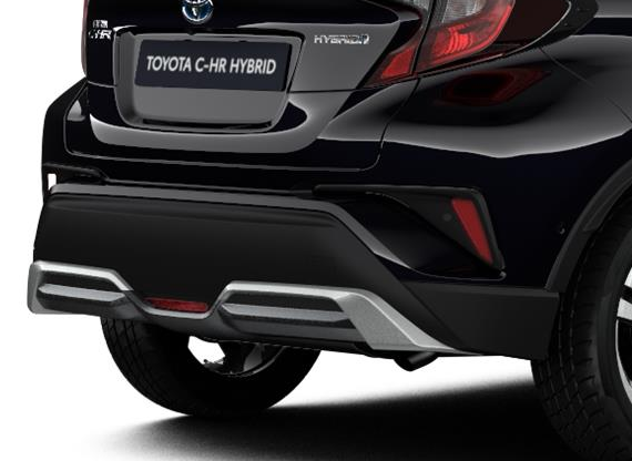 Onderskirt achterbumper Toyota C-HR 2.0 Hybrid 2020 >