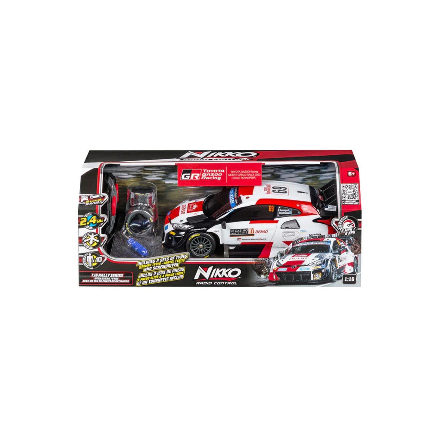 Toyota GR YARIS 1:16 WRC bestuurbare auto