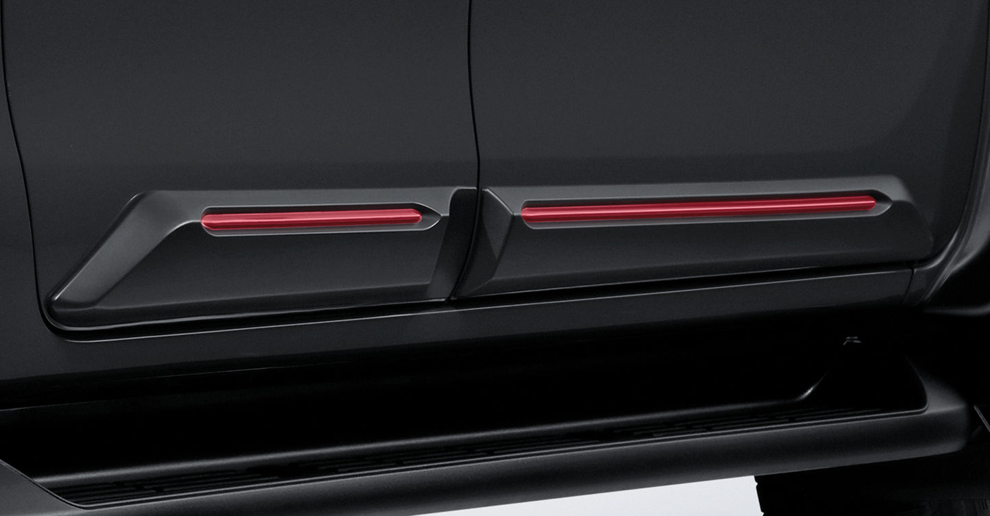 Ornamenten / bescherming zijkant Toyota Hilux DC 2020 >