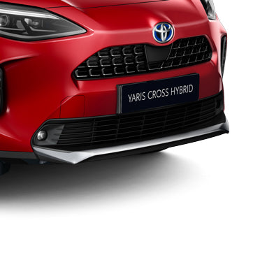 Voorbumperspoiler zilver Toyota Yaris Cross 2021 >