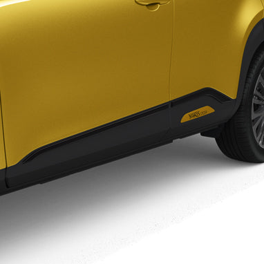 Ornamenten zwart zijkant Toyota Yaris Cross 2021 >