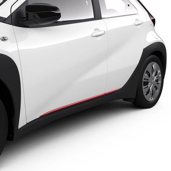 Rote Seitenverzierungen Toyota Aygo X 2022 > – Toyota Shop