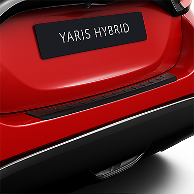 Schutzleiste Stoßstange hinten Kunststoff Toyota Yaris 2020 >