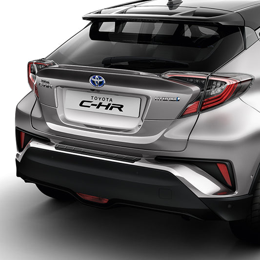 Beschermstrip achterbumper zwart kunststof Toyota C-HR 2016 >