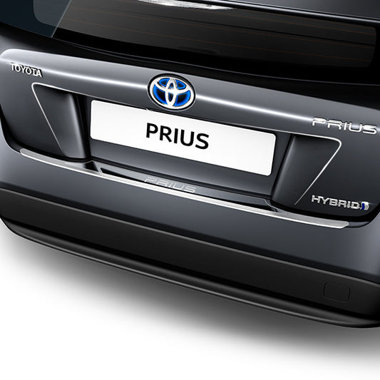 Beschermstrip achterbumper RVS Toyota Prius 2016 - 2019