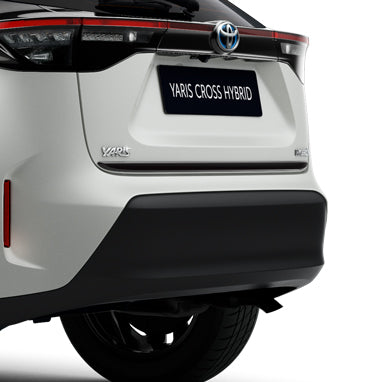 Ornament schwarze Heckklappe Toyota Yaris Cross 2021 >