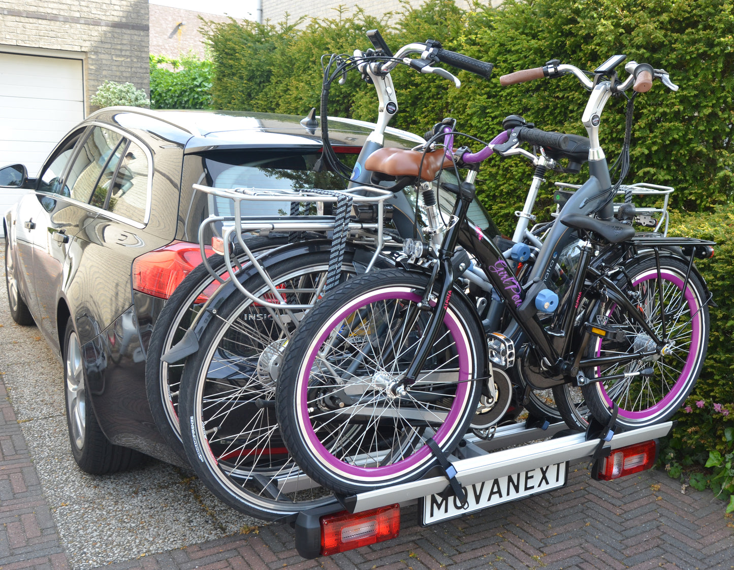 Hulpstuk 3e fiets MovaNext fietsendrager