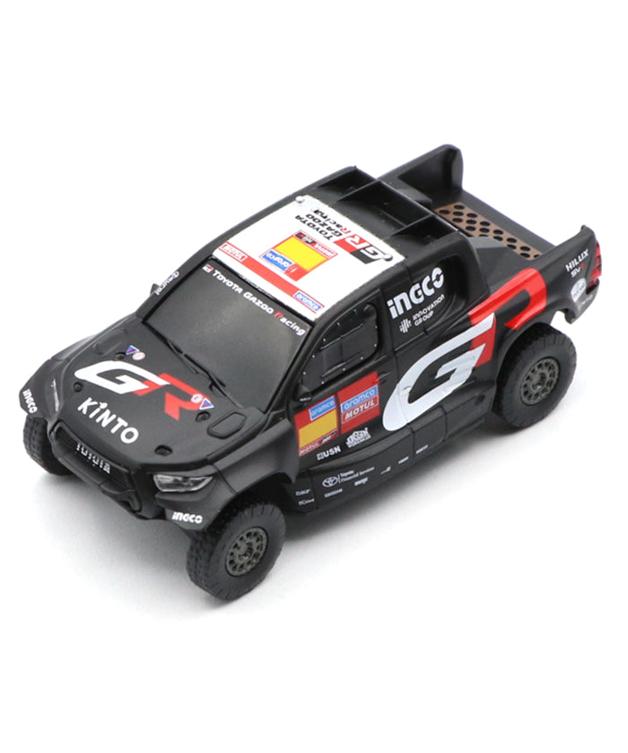 Toyota GR HILUX Dakar 1:64 Pullback car