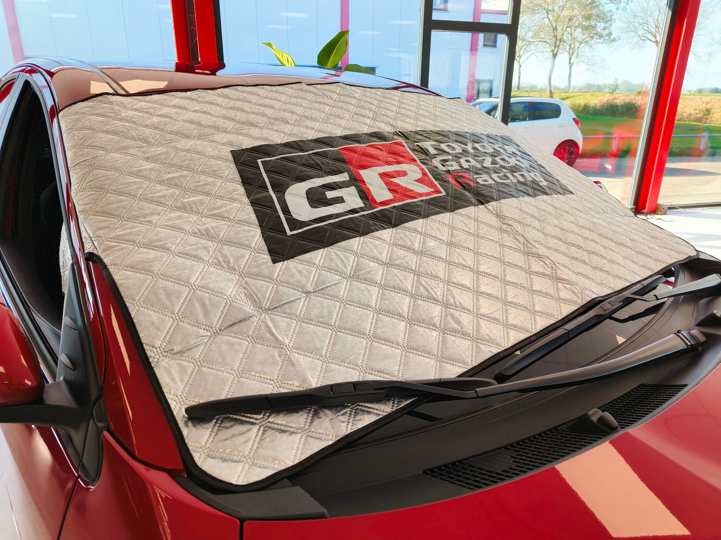 Toyota Gazoo Racing voorruitscherm