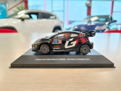 Toyota Yaris GR schaalmodel 1:43 WRC nr. 69