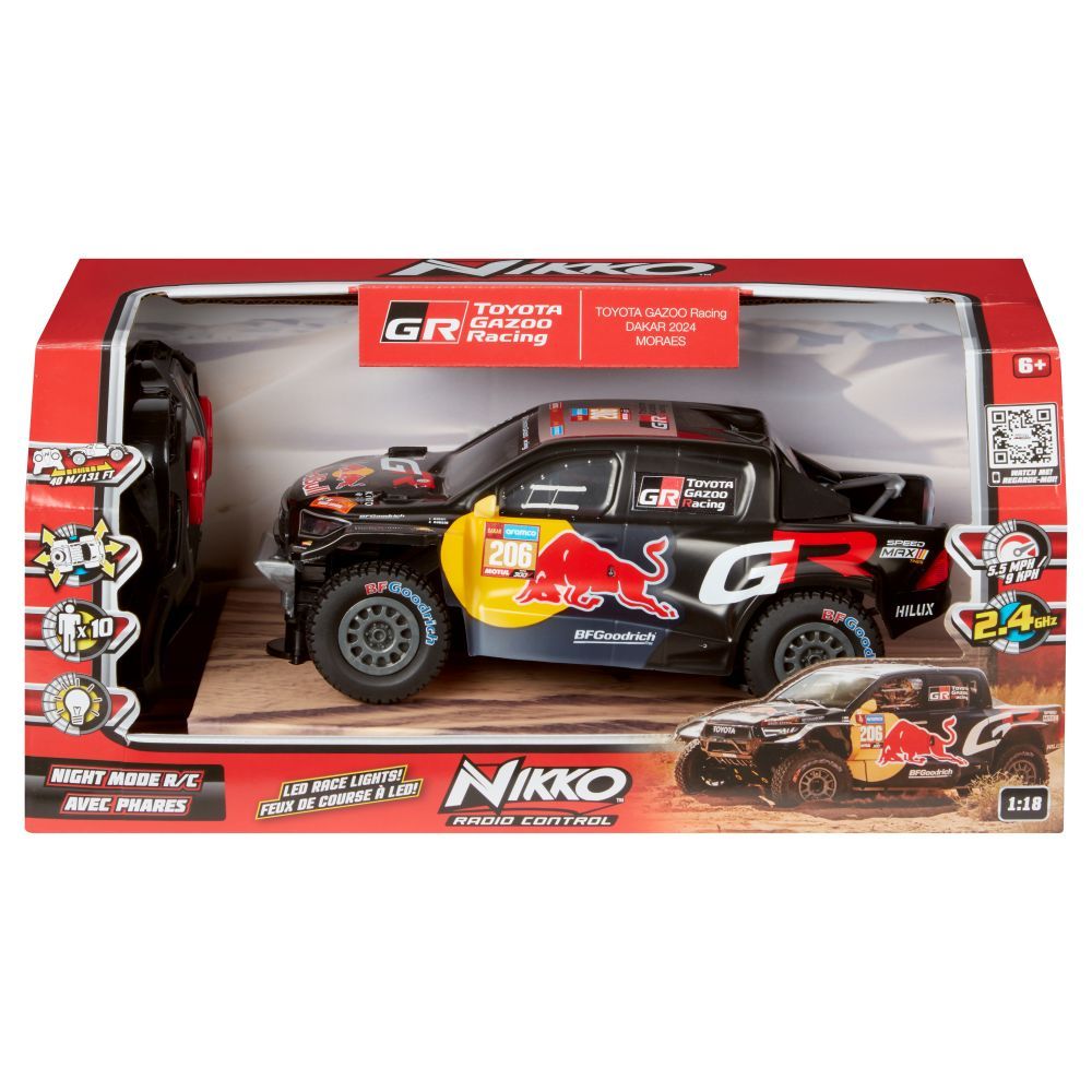 TOYOTA GR Red Bull 1:18 W2RC - bestuurbare auto met verlichting