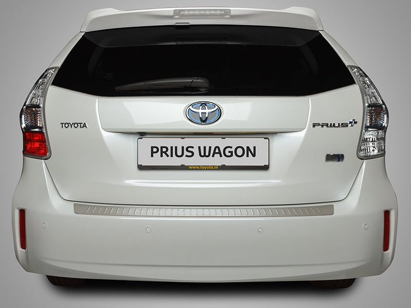 Beschermstrip RVS achterbumper Toyota Prius Wagon 2012 >