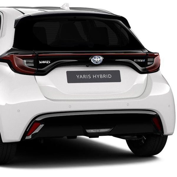 Stoßstangeneinsatz hinten Klavierlack schwarz Toyota Yaris 2020 >