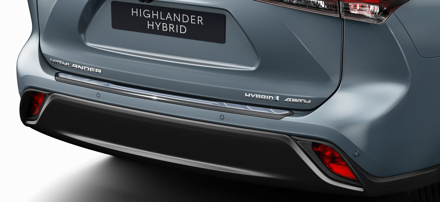 Beschermstrip achterbumper kunststof/RVS Toyota Highlander 2021 >
