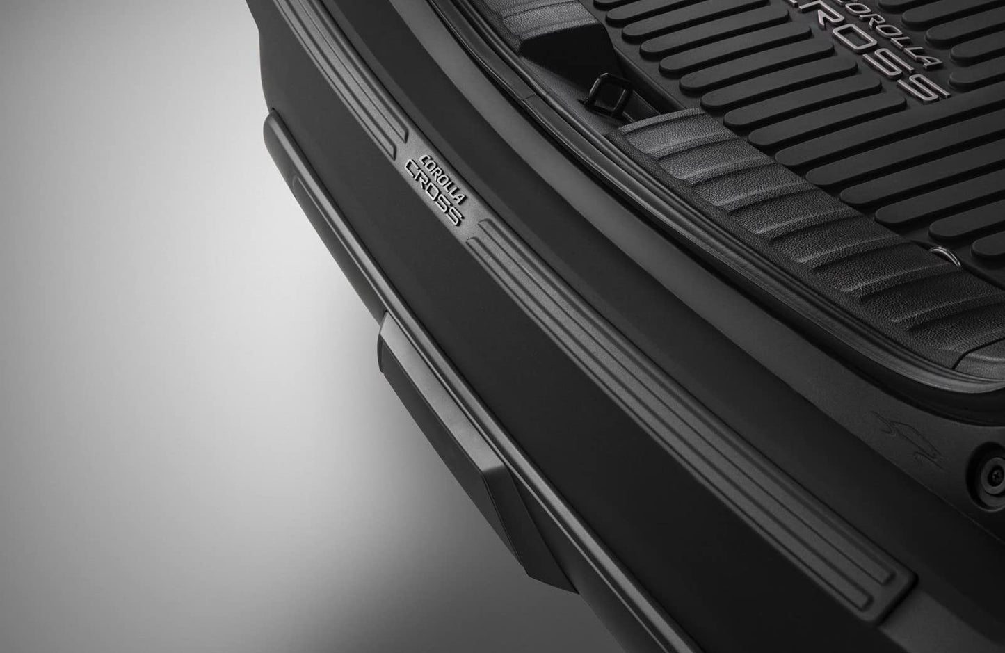 Schutzleiste hintere Stoßstange aus schwarzem Kunststoff Toyota C-HR 2016 - 2020