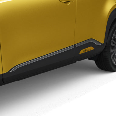 Ornamenten chroom zijkant Toyota Yaris Cross 2021 >