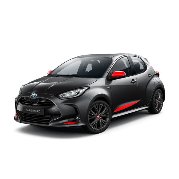 Stickerset Coral Red Toyota Yaris 2020 >