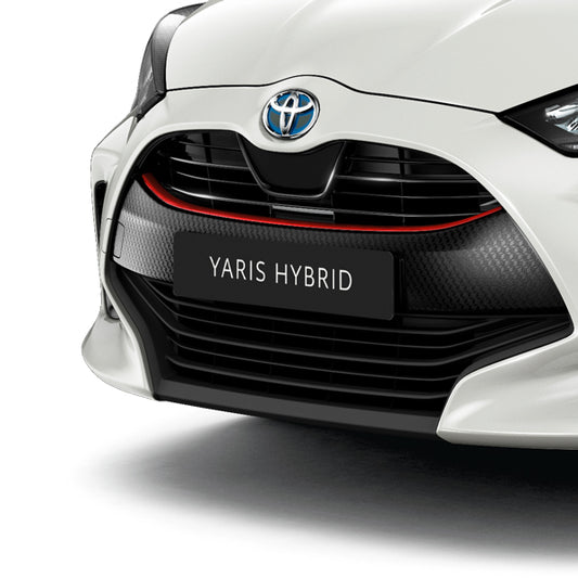 Zierleiste Frontstoßstange in Korallenrot Toyota Yaris 2020 >