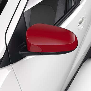 Rode spiegelkappen (3P0) Toyota Aygo X 2022 >